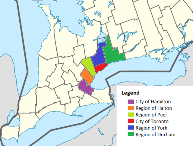 Greater Toronto and Hamilton Area Greater Toronto and Hamilton Area