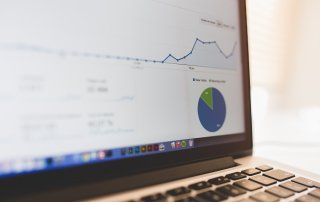 zoomed in image of Google analytics dashboard showing a sharp increase in traffic