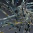 large language model concept image - ribbons of information weaved through frame structure