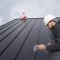 roofers completing new roof installation
